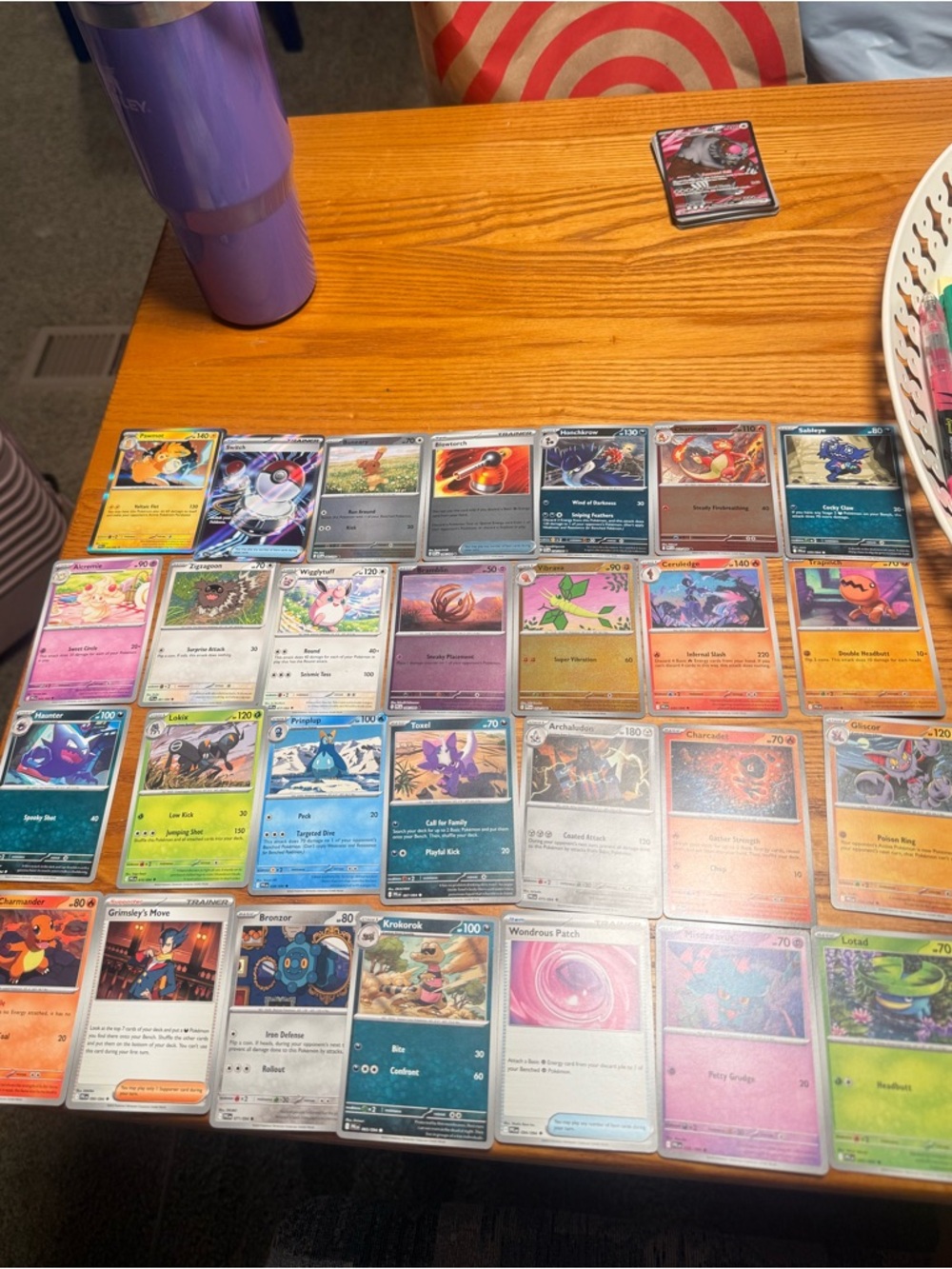 Pokemon Trading Card Lot of 29 Phantasmal Flames